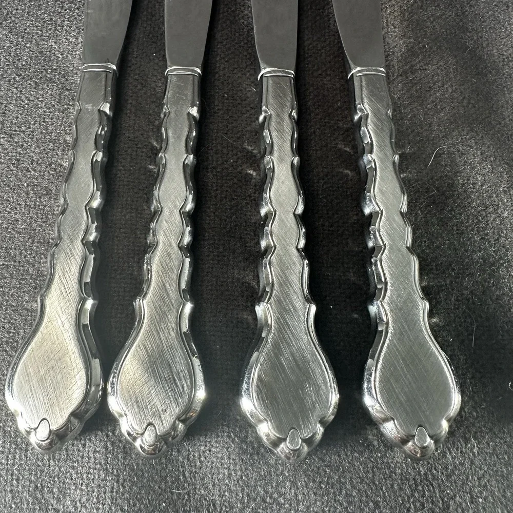 4 Oneida CELLO Dinner Knives Community Stainless Flatware‎ Set Of 4 EUC
